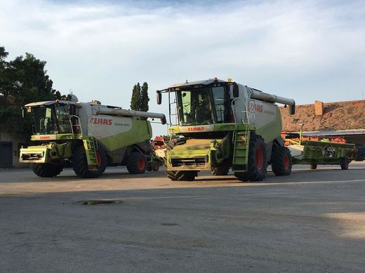 Mlátičky CLAAS LEXION 600.